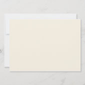 Moderne trouwreceptiekaart kaart (Achterkant)