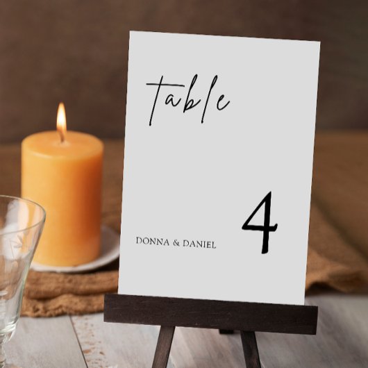 Moderne Trouwtafel Kaarten Sjabloon