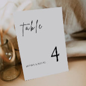 Moderne Trouwtafel Kaarten Sjabloon