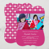 moderne tsjechië - sterren van David Bat Mitzvah I Kaart (Voorkant / Achterkant)