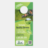 Moderne tuinarchitectuur tuinonderhoud deurhanger (Voorkant)