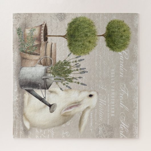 Moderne  tuinbouwpuzzel legpuzzel (Horizontaal)