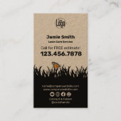 Moderne Tuinonderhoud Yard Service Visitekaartje (Voorkant)