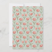 Moderne Tulp Luxe Buiten Verjaardag Kaart (Achterkant)