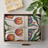 Moderne Tulpen Mooi Collectie Tissuepapier (Geschenk)