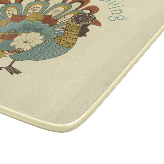 Moderne Turkije Happy Thanksgiving Snijplank (Hoek)