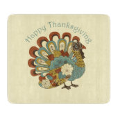 Moderne Turkije Happy Thanksgiving Snijplank (Voorkant)