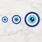 Moderne Turkse bescherming tegen het boze oog Confetti (Voorkanten)