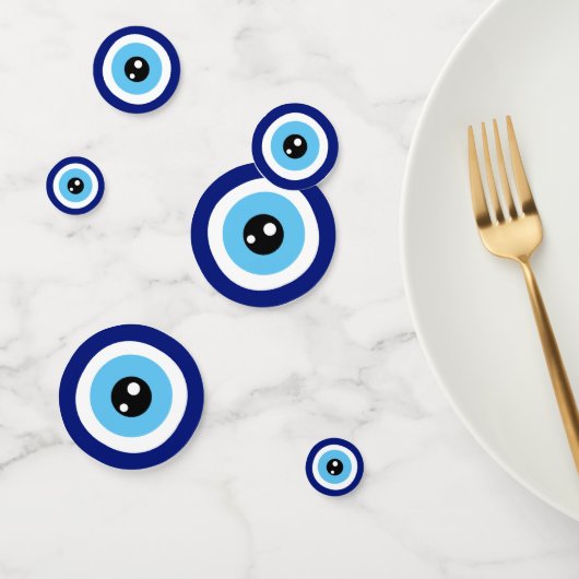 Moderne Turkse bescherming tegen het boze oog Confetti (Groep)