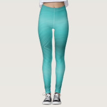 Moderne Turquoise Leggings