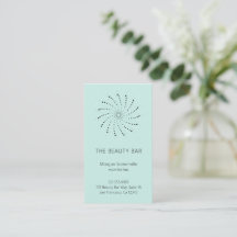 Moderne Turquoise Spiraal Stip Elegant