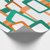 Moderne tussenliggende rechthoeken cadeaupapier (Hoek)