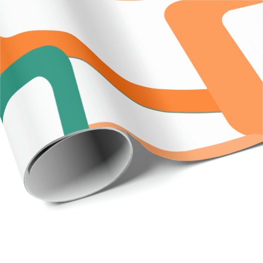 Moderne tussenliggende rechthoeken cadeaupapier (Rol Hoek)