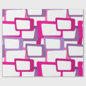 Moderne tussenliggende rechthoeken cadeaupapier (Vlak)