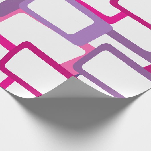 Moderne tussenliggende rechthoeken cadeaupapier (Hoek)