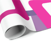 Moderne tussenliggende rechthoeken cadeaupapier (Rol Hoek)