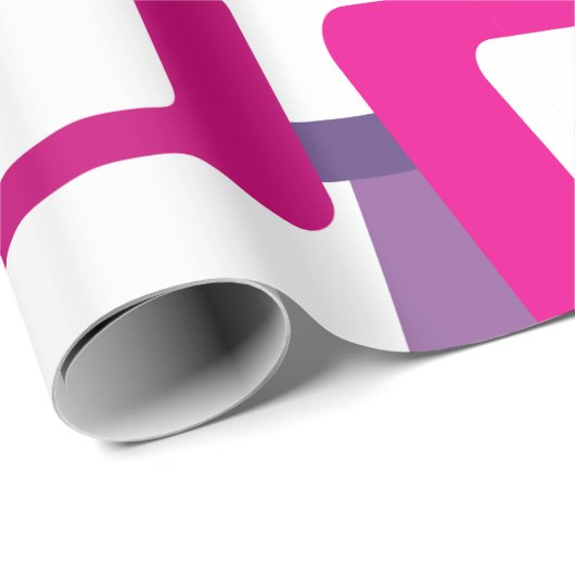 Moderne tussenliggende rechthoeken cadeaupapier (Rol Hoek)