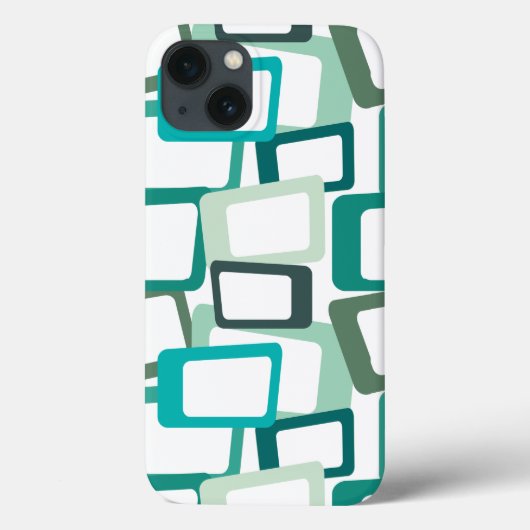 Moderne tussenliggende rechthoeken Case-Mate iPhone case (Achterkant)