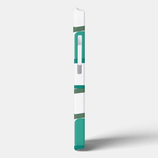 Moderne tussenliggende rechthoeken Case-Mate iPhone case (Achterkant / Links)