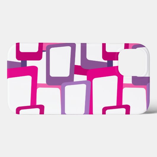 Moderne tussenliggende rechthoeken Case-Mate iPhone case (Achterkant (horizontaal))