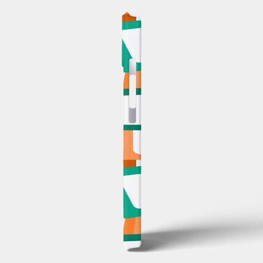 Moderne tussenliggende rechthoeken Case-Mate iPhone case (Achterkant / Links)