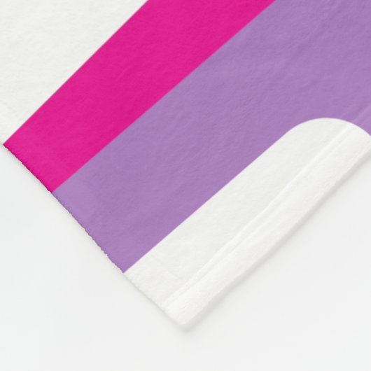 Moderne tussenliggende rechthoeken fleece deken (Hoek)