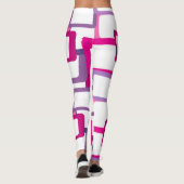 Moderne tussenliggende rechthoeken leggings (Achterkant)