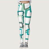 Moderne tussenliggende rechthoeken leggings (Voorkant)
