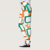 Moderne tussenliggende rechthoeken leggings (Links)