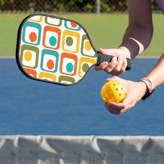 Moderne tussenliggende rechthoeken pickleball paddle (Insitu)