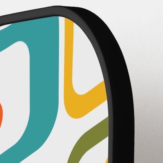 Moderne tussenliggende rechthoeken pickleball paddle (Links Detail)