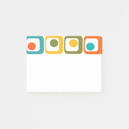 Moderne tussenliggende rechthoeken post-it® notes