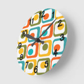 Moderne tussenliggende rechthoeken ronde klok (Hoek)