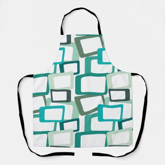 Moderne tussenliggende rechthoeken schort (Voorkant)