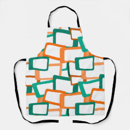 Moderne tussenliggende rechthoeken schort