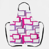 Moderne tussenliggende rechthoeken schort (Voorkant)