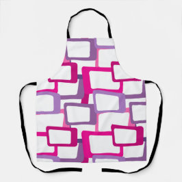 Moderne tussenliggende rechthoeken schort