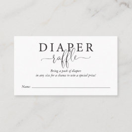 Moderne tussenvoegsel voor tapeleider visitekaartje