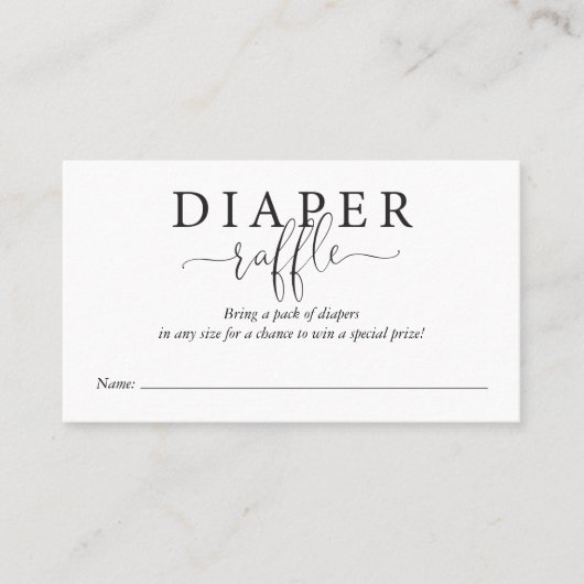 Moderne tussenvoegsel voor tapeleider visitekaartje (Voorkant)