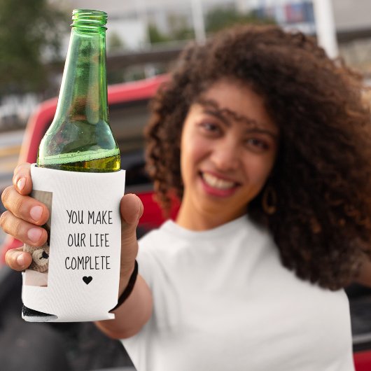 Moderne twee foto | U maakt ons leven compleet Blikjeskoeler