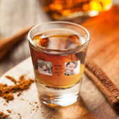 Moderne twee foto | U maakt ons leven compleet Shot Glas