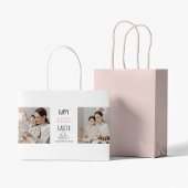 Moderne twee foto | Vrolijk geborsteld Pasen | Bun Groot Cadeauzakje