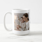 Moderne twee foto | Vrolijk geborsteld Pasen | Bun Koffiemok (Links)