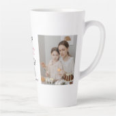 Moderne twee foto | Vrolijk geborsteld Pasen | Bun Latte Mok (Rechts)