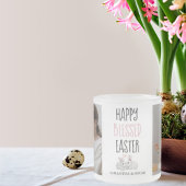 Moderne twee foto | Vrolijk geborsteld Pasen | Bun Matglas Koffiemok