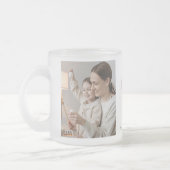 Moderne twee foto | Vrolijk geborsteld Pasen | Bun Matglas Koffiemok (Links)