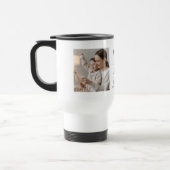 Moderne twee foto | Vrolijk geborsteld Pasen | Bun Reisbeker (Links)