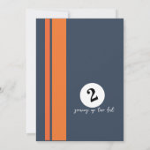 Moderne twee snelle race auto jongen 2e verjaardag kaart (Achterkant)