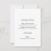 Moderne Twin Baby Foto Dank je wel geboorte Bedankkaart (Achterkant)