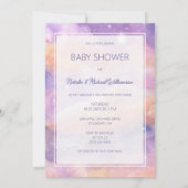 Moderne Twinkle, Twinkle, Little Star Baby shower Kaart (Achterkant)